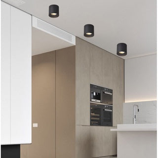 Premium LED GU10 Round Square Spotlight Cylindrical Black White Replaceable GU10 Rotatable 4HOME SINGAPORE - 4HOME