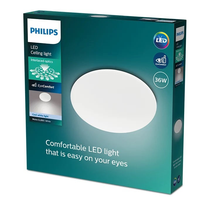 Philips CL200 LED Round Ceiling Light 6500K White Light 10W 17W 20W HDB Toilet Bedroom Store Living Room 4HOME SINGAPORE - 4HOME