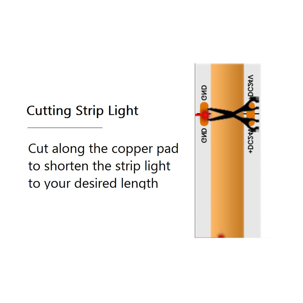Tri-tone COB LED Strip Light 3tone Dimmable 5meters 4HOME SINGAPORE - 4HOME