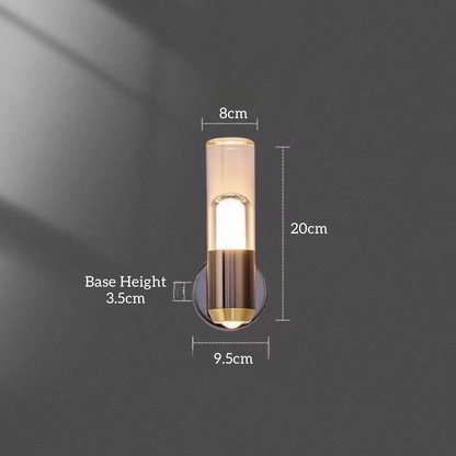 Modern Gun Metal LED Wall Light 10W Tritone – Luxury Ambient Wall Lamp (3000K–6500K)