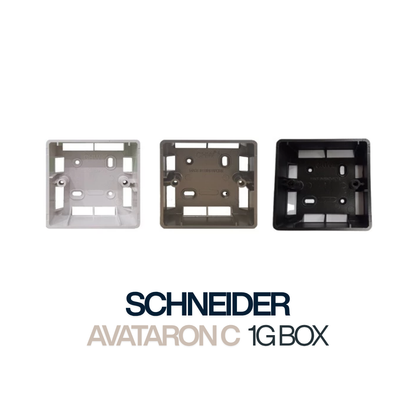 Schneider AvatarOn C Switch & Socket | Full-Flat Frameless | Wine Gold, Dark Grey, Matt White