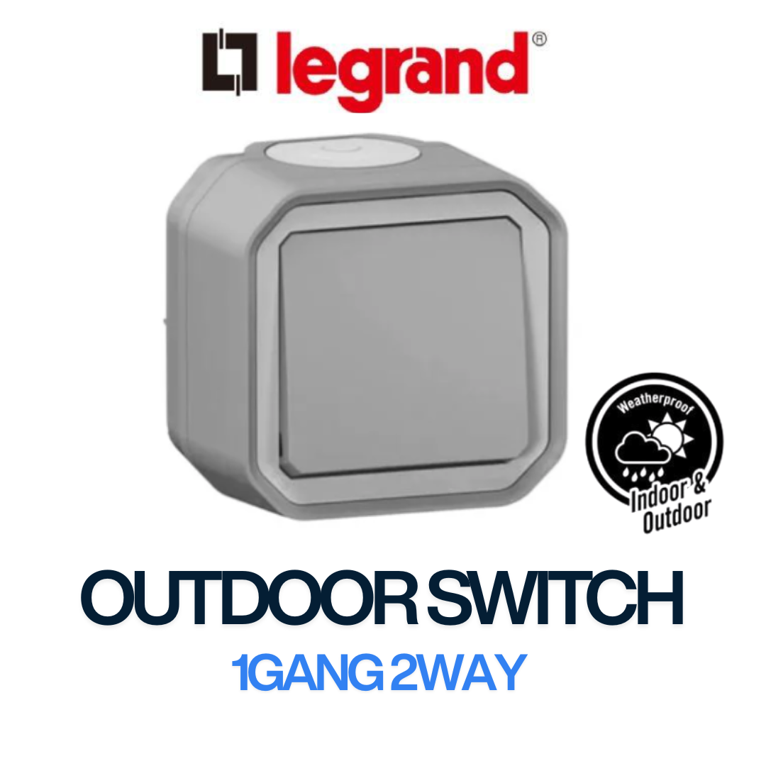 Legrand Outdoor Weatherproof 1Gang 2Gang Switch IP55 Waterproof 4HOME SINGAPORE
