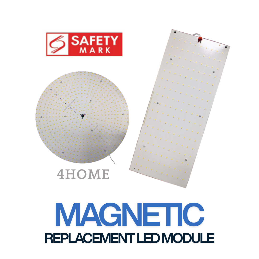 36W 48W Full Aluminium Magnetic LED Panel Replacement Module – Safety Mark 30cm 40cm Round Rectangular