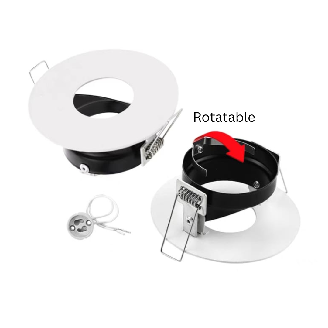 Invisible Adjustable Pin hole Round GU10 Recessed Spotlight Narrow Angle 4HOME SINGAPORE - 4HOME