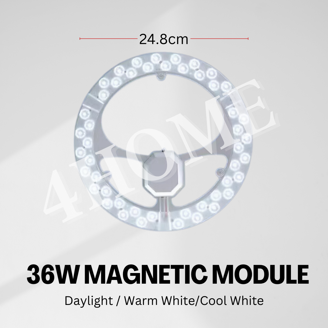 LED Magnetic Module 24W 36W 40W 45W 48W 96W daylight Warm White tritone Ceiling Replacement Light Plate Panel Remote Dimmable SG Local Seller