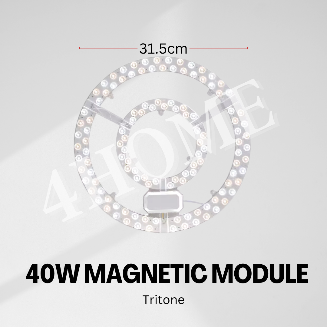 LED Magnetic Module 24W 36W 40W 45W 48W 96W daylight Warm White tritone Ceiling Replacement Light Plate Panel Remote Dimmable SG Local Seller