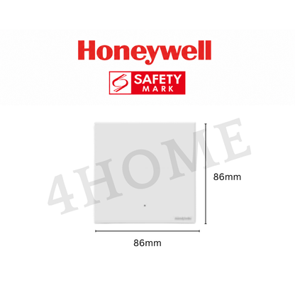 Honeywell Elegant Matt White Switch Socket Singapore Safety Mark Approved