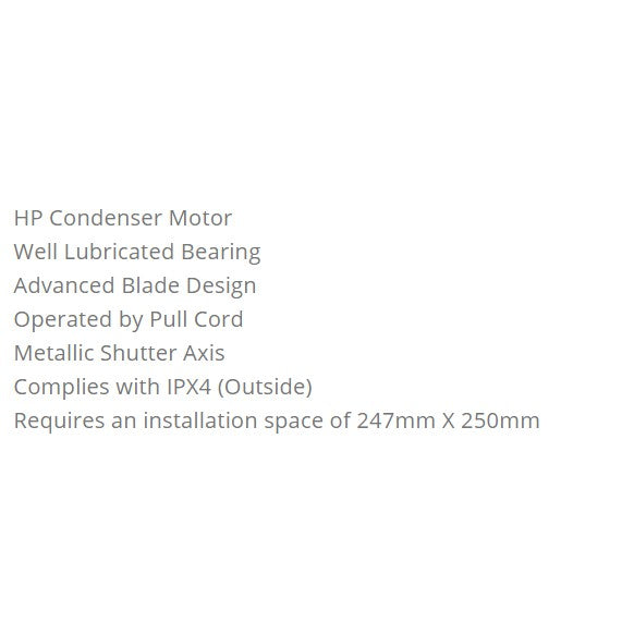 KDK 20WUD Exhaust Fan Window Mount Ventilating Fan Ventilation Fan Glass 20 WUD 4HOME SINGAPORE - 4HOME