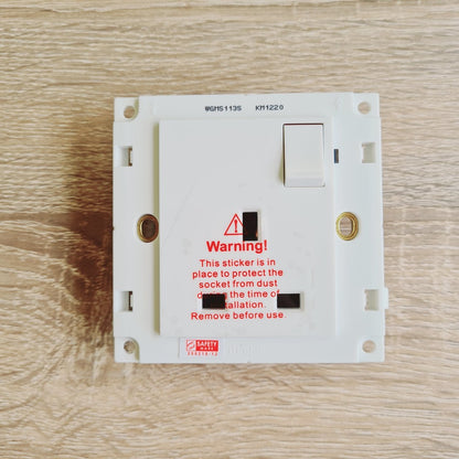 Hager 13A Single Socket Outlet 4HOME SINGAPORE - 4HOME