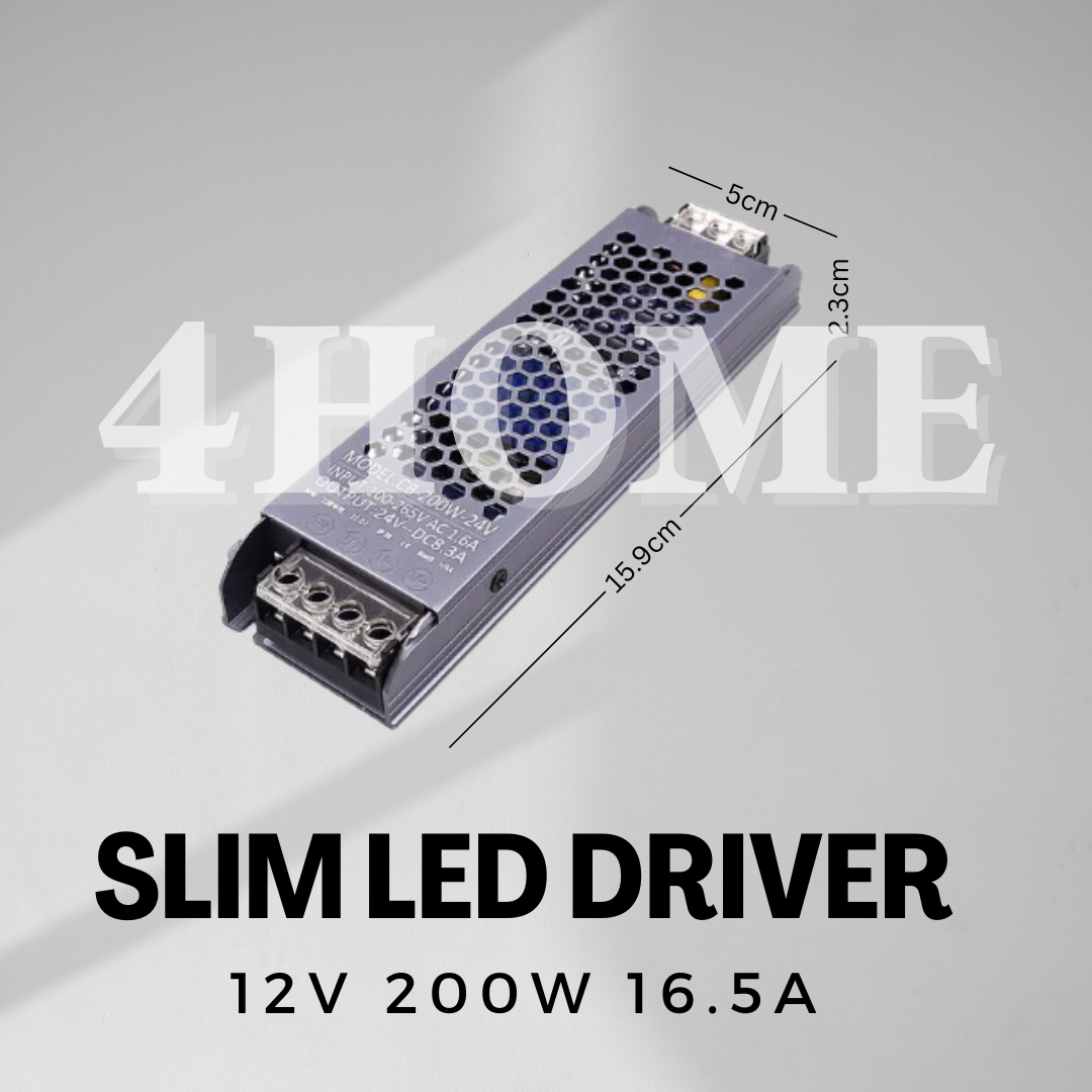 12V / 24V Slim LED Driver Power Supply – Ultra Slim Transformer 40W 45W 60W 100W 150W 200W 300W for LED Strip Light