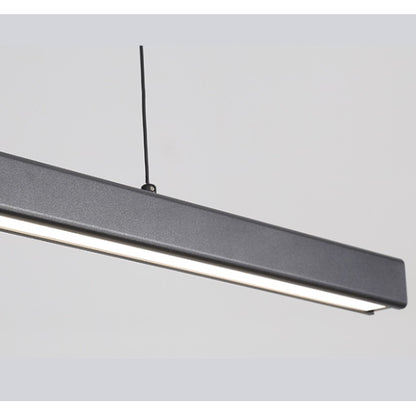 Premium Black Wood Linear Pendant Light 32W 3Tone Dining Island Study Kitchen 4HOME SINGAPORE - 4HOME