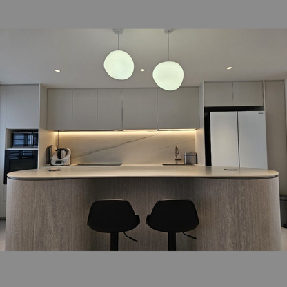 Pebble Pendant Light Modern Minimalist E27 Egg Shape Hanging Light for Dining Room, Kitchen, Living Room
