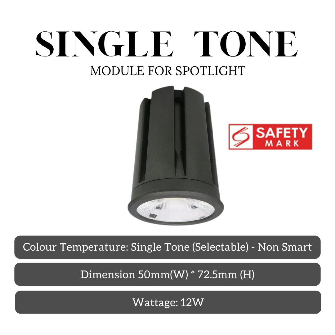 12W COB LED Module for Spotlight – 50mm High Brightness Downlight Engine (Smart / Non-Smart Options)