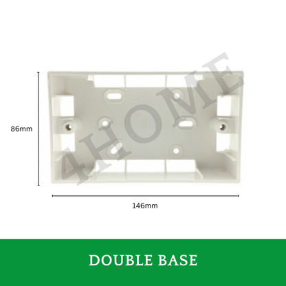 Schneider Vivace E White Switch Socket – Modern Minimalist Design Frameless Glossy White
