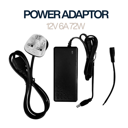 LED strip light AC DC Power Supply Adaptor Transformer 12V 6A  24V 3A 72W LED Driver with 3pin plug