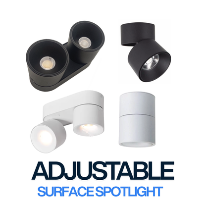 Adjustable Surface Spotlight