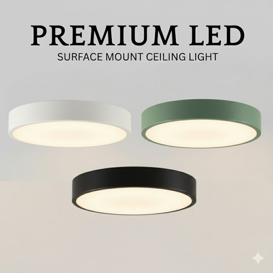 Nordic Minimalist LED Surface Mount Ceiling Light Round 24W 36W