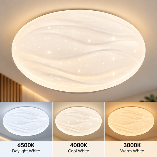 优质闪亮星星 LED 吸顶灯 Tritone Hamburger 4HOME 新加坡