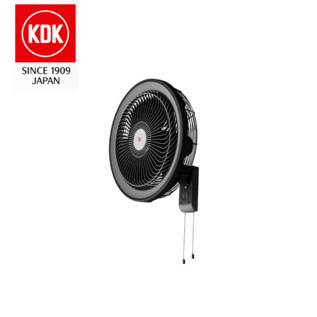 KDK YU50X 20-inch industrial wall fan with Guide Vane design in black