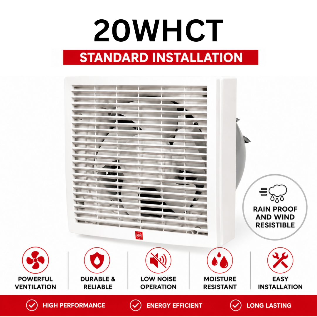 KOK 20WHCT with standard installation