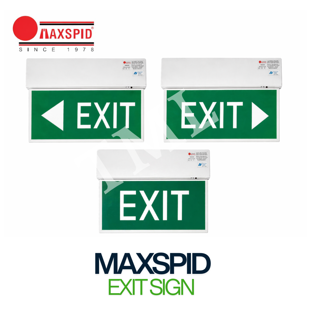 MAXSPID Slimline Emergency Exit Light LED