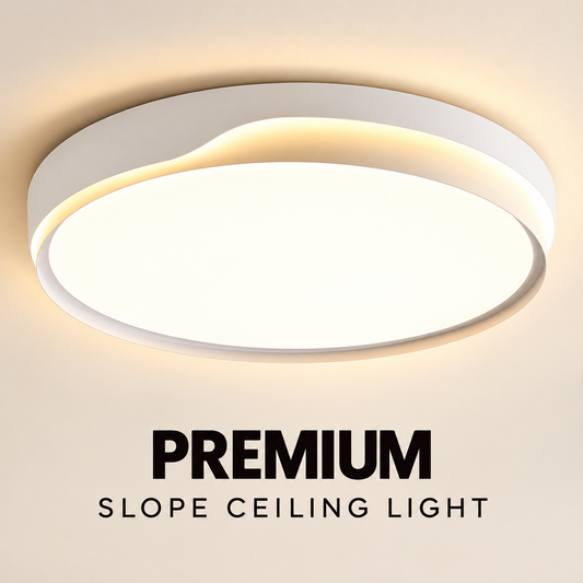 优质 LUX 斜坡白色 LED 吸顶灯三色调卧室客厅厨房 4HOME 新加坡