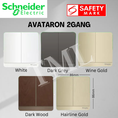 Schneider Electric AvatarOn 2gang 1way 2gang 2way