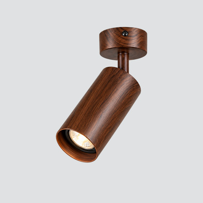Walnut design GU10 Spotlight