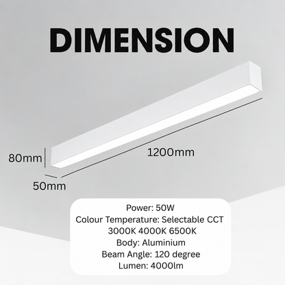 White_Linear_LED_Dimension_Spec_Sheet