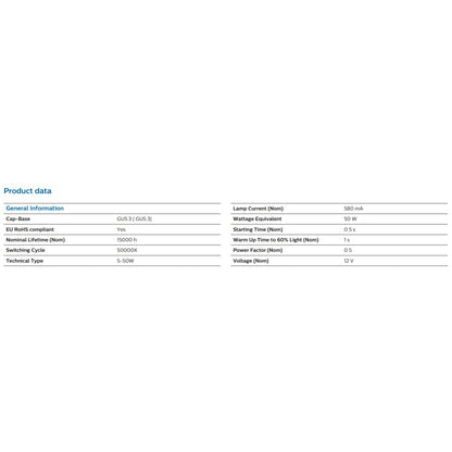 [Single/Bundle Set] Philips Essential LEDSpot LV 5W (50W) GU5.3 MR16 SpotLight 4HOME SINGAPORE - 4HOME