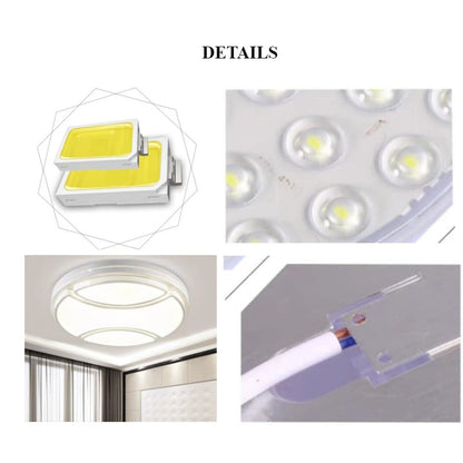 4HOME SINGAPORE 12W 24W 36W Upgraded LED Ceiling Replacement Light Magnetic Light Plate Magnet Panel Module - 4HOME
