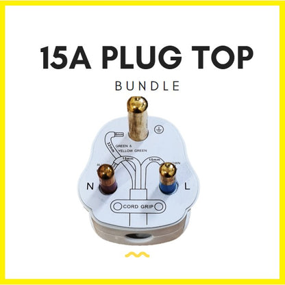 15A Round Pin Plug Top With Singapore Safety Mark Britz 4HOME SINGAPORE - 4HOME