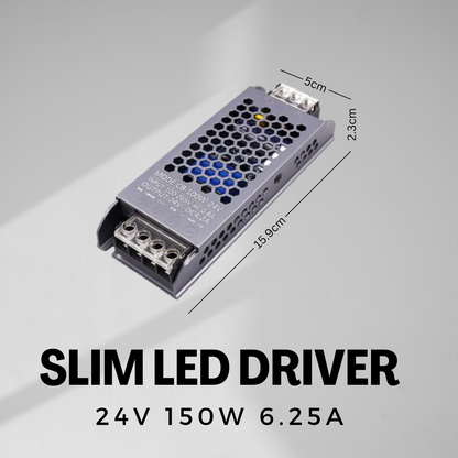 12V / 24V Slim LED Driver Power Supply – Ultra Slim Transformer 40W 45W 60W 100W 150W 200W 300W for LED Strip Light