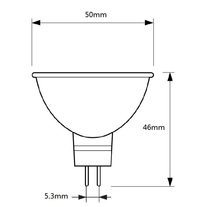 Philips Halogen Bulb 50W GU5.3 Essential MR16 12V 4HOME SINGAPORE - 4HOME