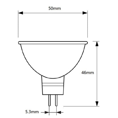 Philips Halogen Bulb 50W GU5.3 Essential MR16 12V 4HOME SINGAPORE - 4HOME