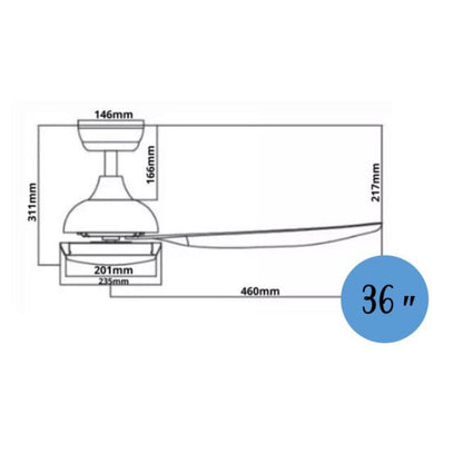 [Installation] Bestar Star-3 Ceiling Fan with 24W LED Light 36inch 46inch 56inch 36" 46" 56" STAR3 4HOME SINGAPORE - 4HOME