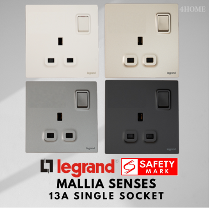 Legrand Mallia Senses Switch & Socket – Designer Electrical Switches Singapore