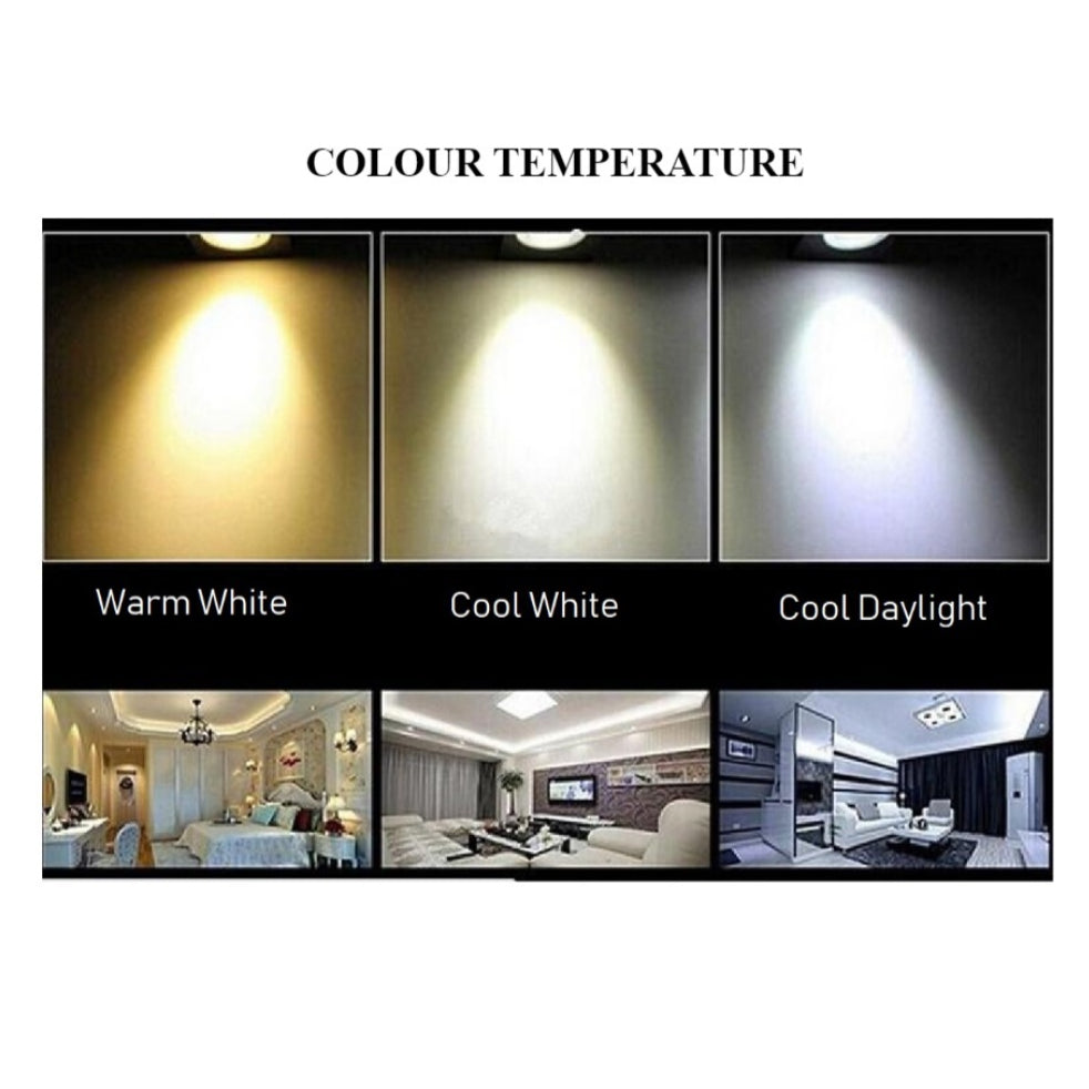 Premium Space Grey Minimalist LED Ceiling Light 36W 96W Hamburger 4HOME SINGAPORE - 4HOME