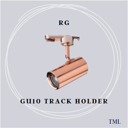Modern Rose Gold White Black GU10 Track Light Holder 4HOME SINGAPORE - 4HOME