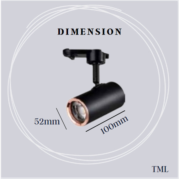 Modern Rose Gold White Black GU10 Track Light Holder 4HOME SINGAPORE - 4HOME