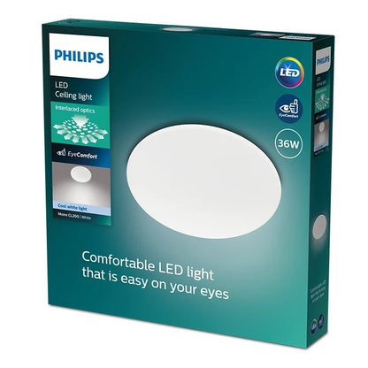 Philips CL200 LED Round Ceiling Light 6500K White Light 10W 17W 20W HDB Toilet Bedroom Store Living Room 4HOME SINGAPORE - 4HOME
