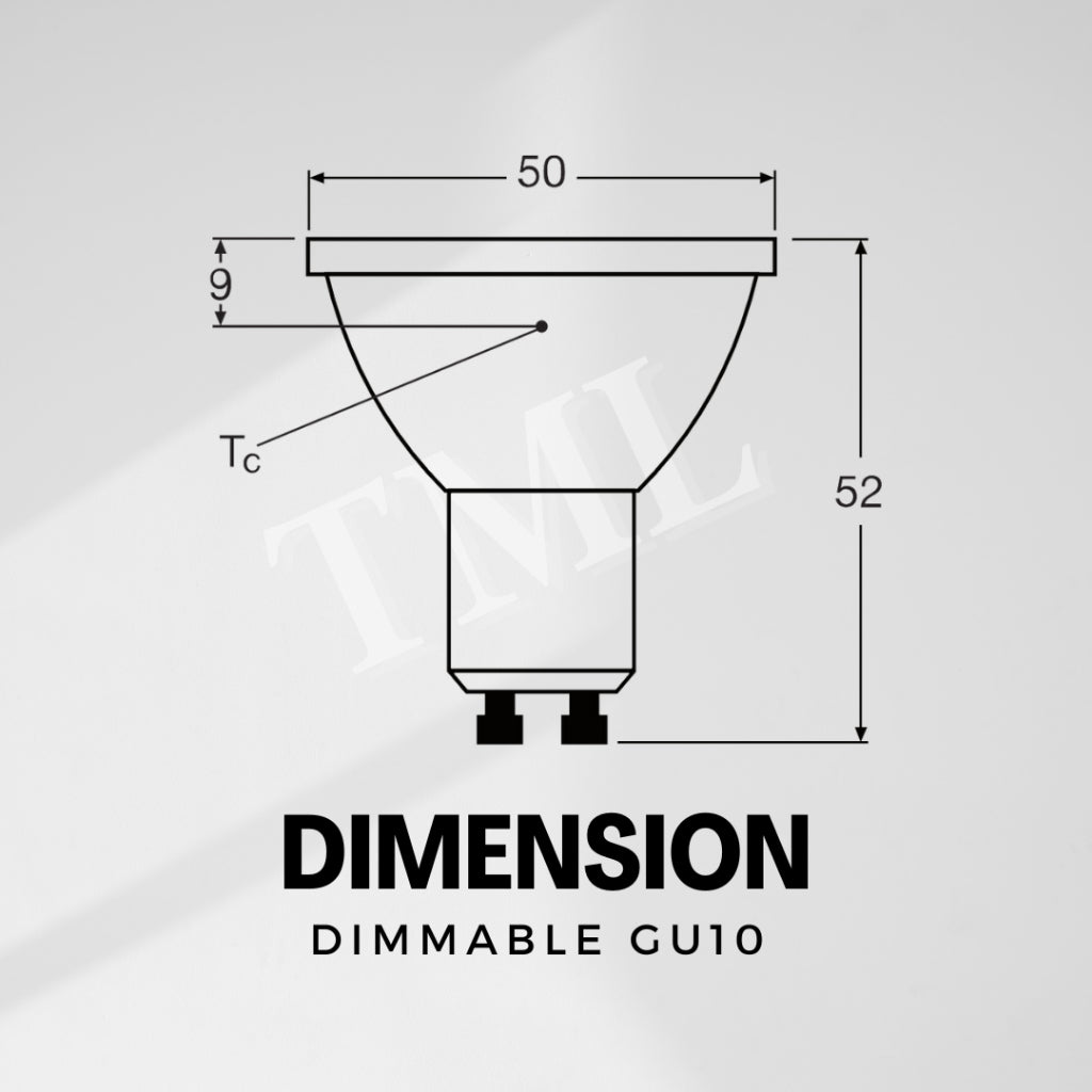 Philips Dimmable GU10 6.2W Ledvance Dimmable GU10 8.3W Warm White Cool White 4HOME SINGAPORE - 4HOME