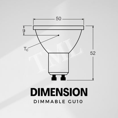 Philips Dimmable GU10 6.2W Ledvance Dimmable GU10 8.3W Warm White Cool White 4HOME SINGAPORE - 4HOME