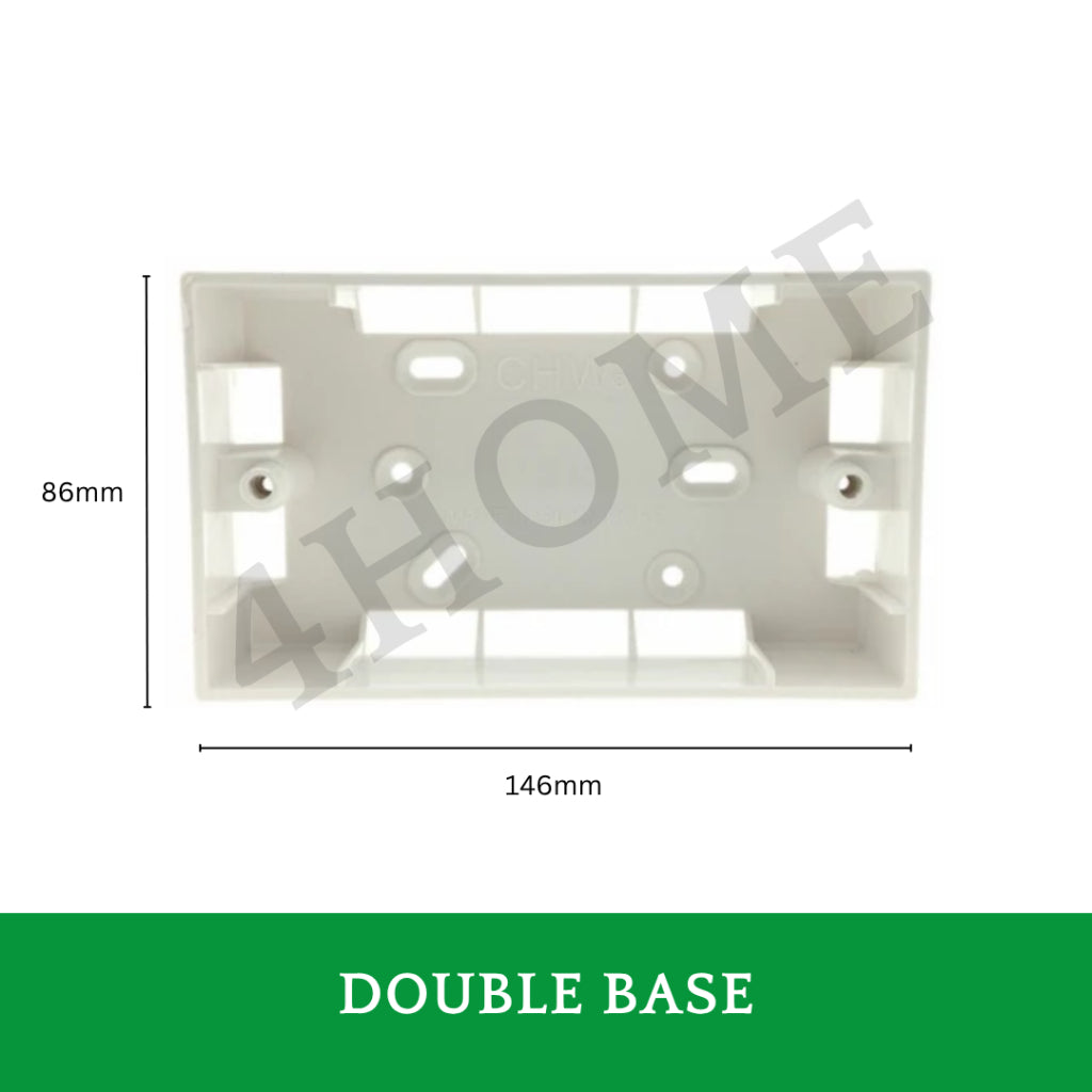 Schneider Vivace E White Single Double Socket with USB A USB C– Singapore Safety Mark Frameless Design