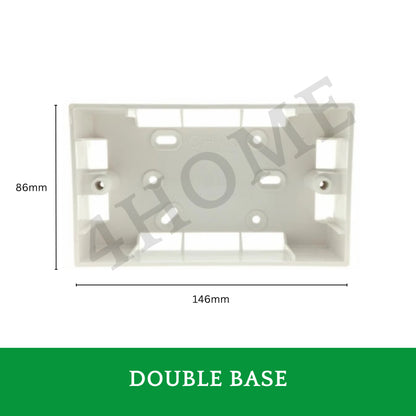 Schneider Vivace E White Single Double Socket with USB A USB C– Singapore Safety Mark Frameless Design